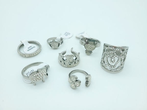 Edelstahl Ringe **ZUFALLSPAAR**